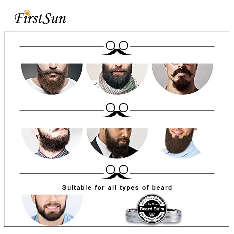 Natural Beard Balm Wax for Growth